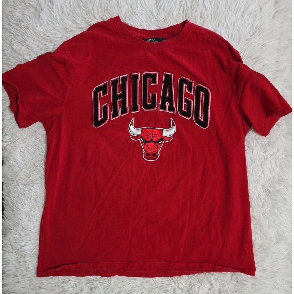 Vintage Exclusive Collection Chicago Bulls Men's Red T-Shirt‎ Short Sleeve 2XL